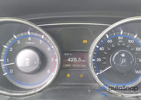 2012 Hyundai Sonata Gls z USA, uszkodzony, nr VIN 5NPEB4AC6CH424824